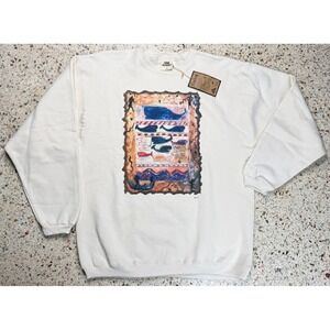 One Planet Primitive‎ Artist Marcie Ziv Long Sleeve Sweatshirt Size Large